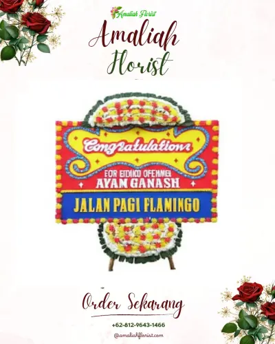 Bunga Papan Congratulation di Piyaman